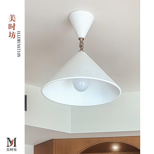 美式复古石膏吸顶灯法式中古美学衣帽间卧室书房过道玄关吧岛台灯