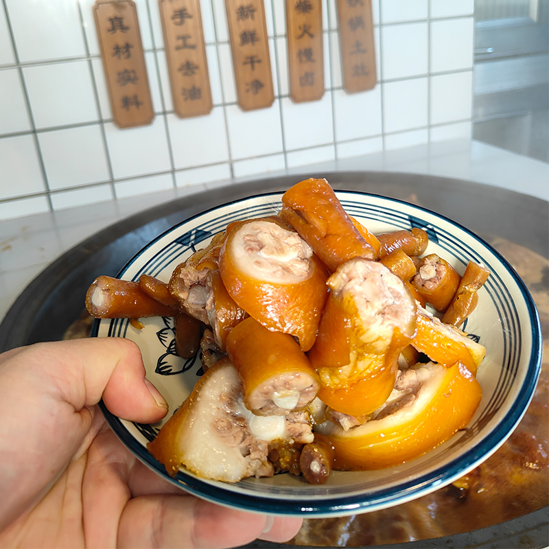 尝福记柴火卤猪尾巴0防腐剂