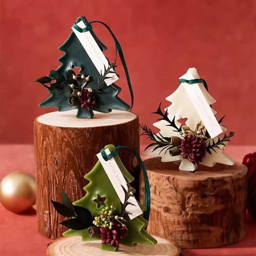 CITTA西苔圣诞小森林香薰蜡片香挂车载香片氛围感礼物送朋友闺蜜