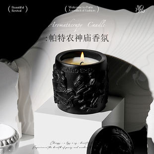 帕特农神庙香薰蜡烛礼盒雕塑系列家用卧室香氛味持久送女生日礼物