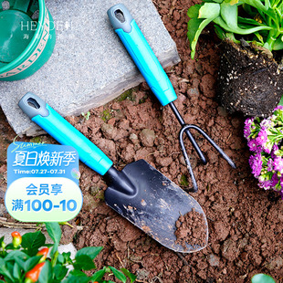 花园旗舰店赛乐斯园艺工具不锈钢铲子铁铲种花种菜专用工具 海蒂