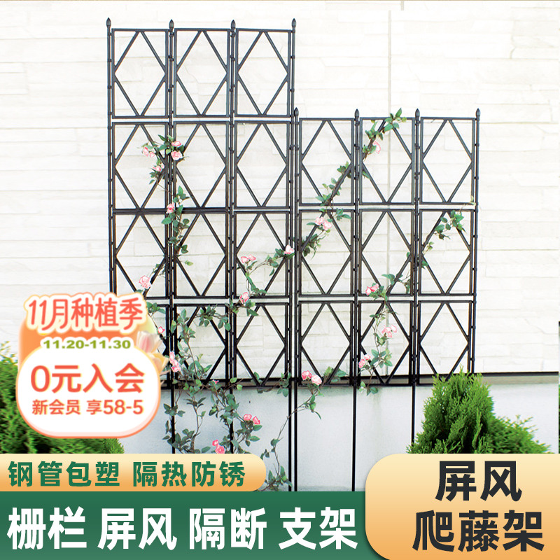 园之助月季铁线莲爬藤园艺花架