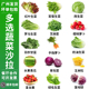 蔬菜沙拉轻食食材多选混合装 红叶球生菜罗马芝麻菜苦菊羽衣甘蓝
