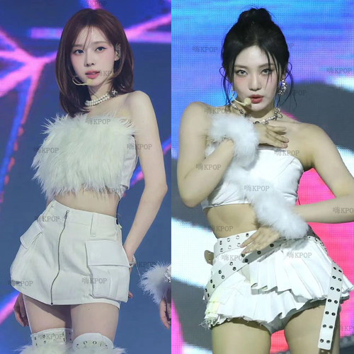 2023秋冬棉毛绒抹胸舞蹈服