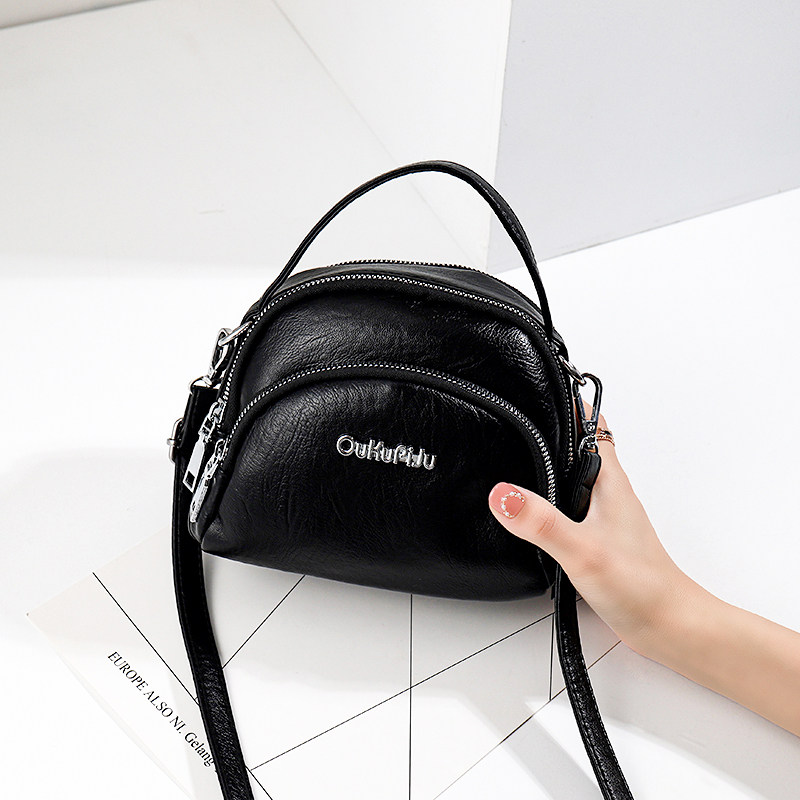 包包2025新款潮软皮斜挎包手机包女小众设计感小包今年流行小包包