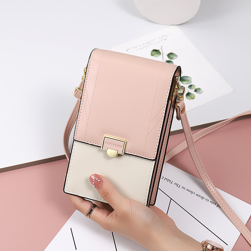 手机袋2023手机包超火轻便放零钱包竖款一体女包迷你小包包斜挎包