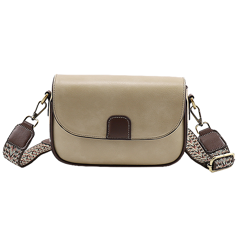 包包女2025新款高级质感小众复古包包秋季新款宽肩带休闲斜挎包女