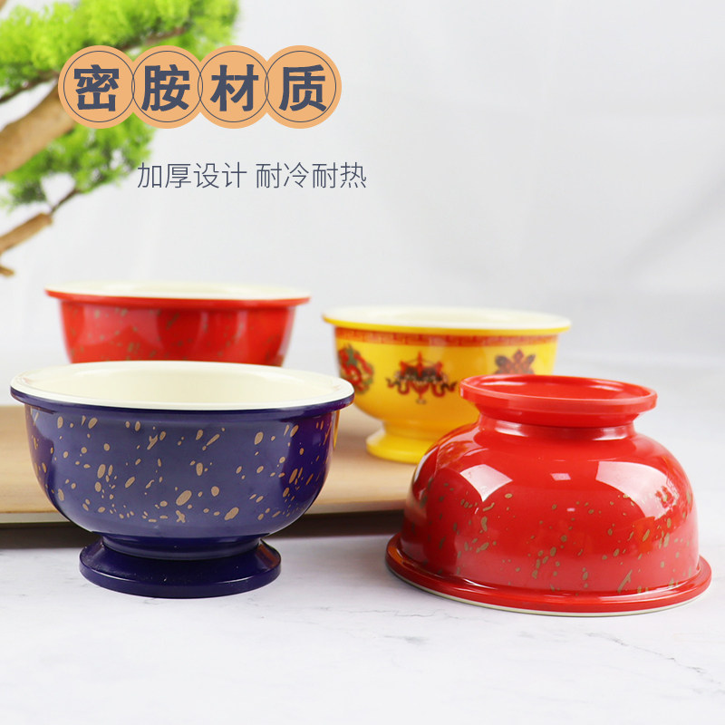 密胺仿瓷甜品碗加厚耐摔