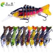 路亚饵热销款 12cm路亚渔具鱼饵多节鱼亨嘉沉水假饵米诺鱼饵lures