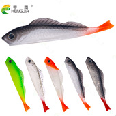 路亚软饵双色小鱼亨嘉新款 7CM跨境渔具鱼饵河钓不空军假饵