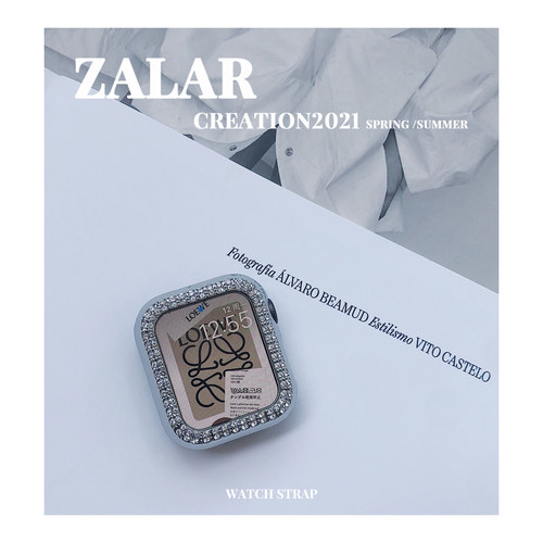 zolar适用于苹果手表镶钻表壳
