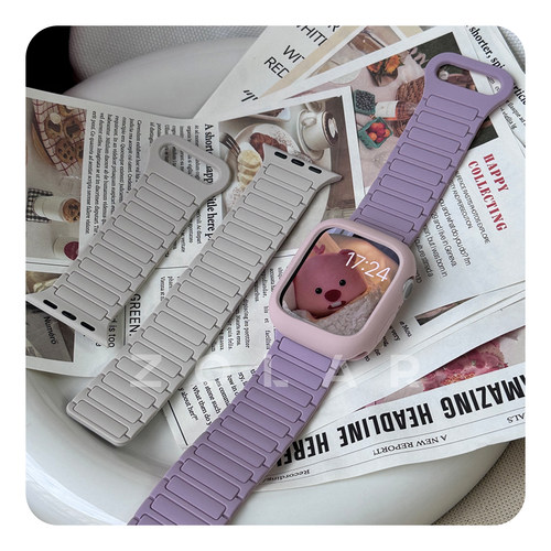 硅胶磁吸iwatch10手表表带