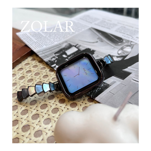 ZOLAR天然贝母手镯iwatch手表带
