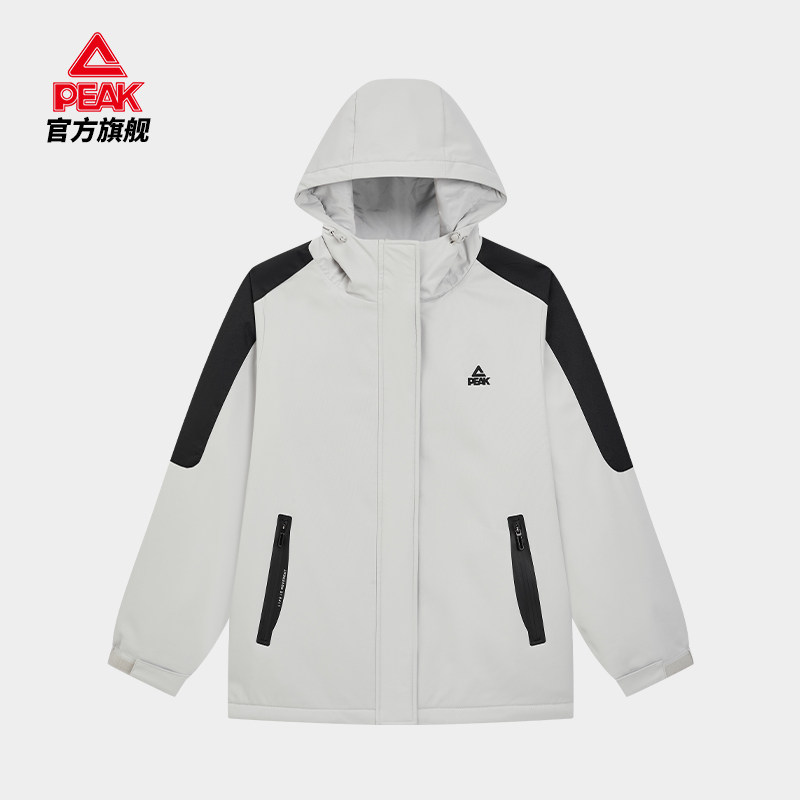 匹克加绒外套女款2025冬季新款户外防风保暖摇粒风衣运动上衣连帽,运动服/休闲服装,运动风衣,淘宝优惠券,粉丝福利购,淘宝优惠卷