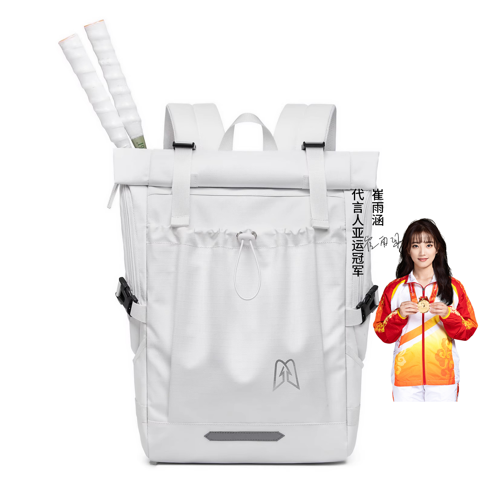 CFJ潮梵纪 新款男女背包原创设计双肩包大容量运动健身羽毛球书包
