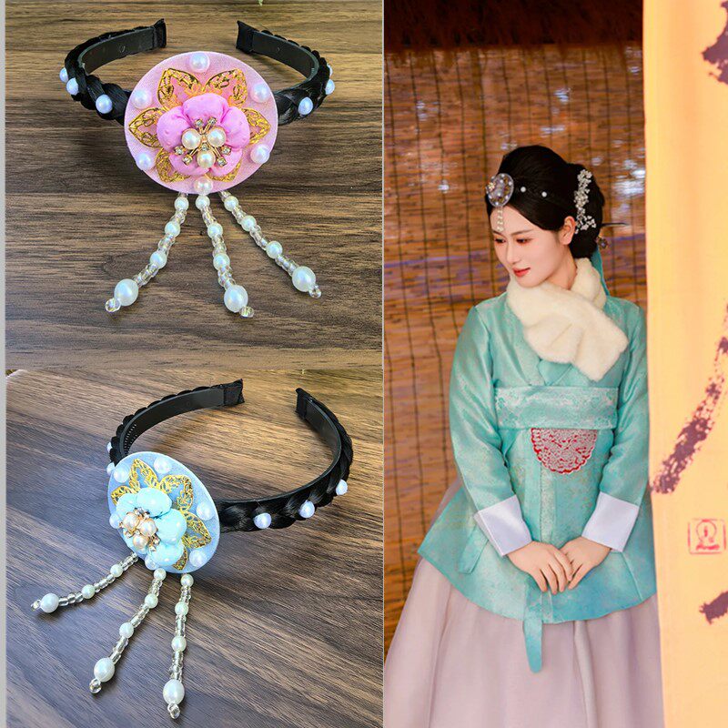朝鲜族韩服头饰延吉公主发饰头花