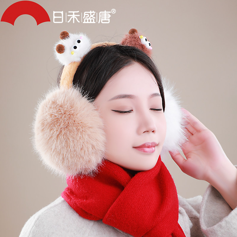 耳罩保暖女冬天可爱学生耳捂子冬季护耳朵毛绒防冻可折叠耳包耳套