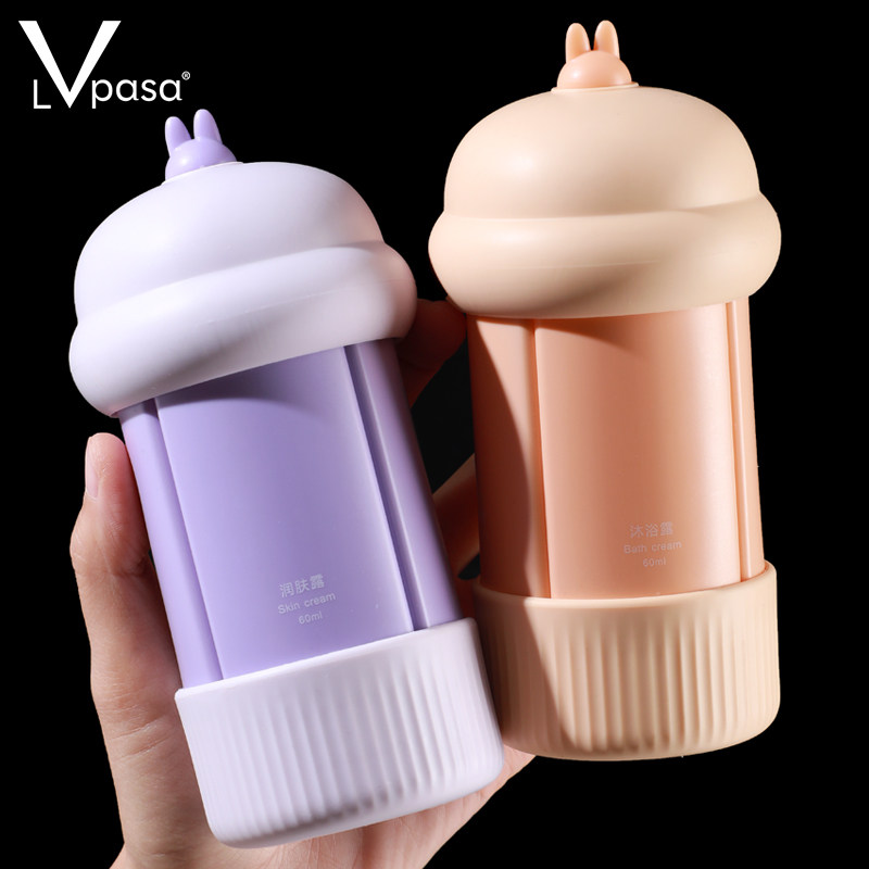 旅行四合一分装瓶化妆品小样便携套装洗发水沐浴露护肤品旅游神器