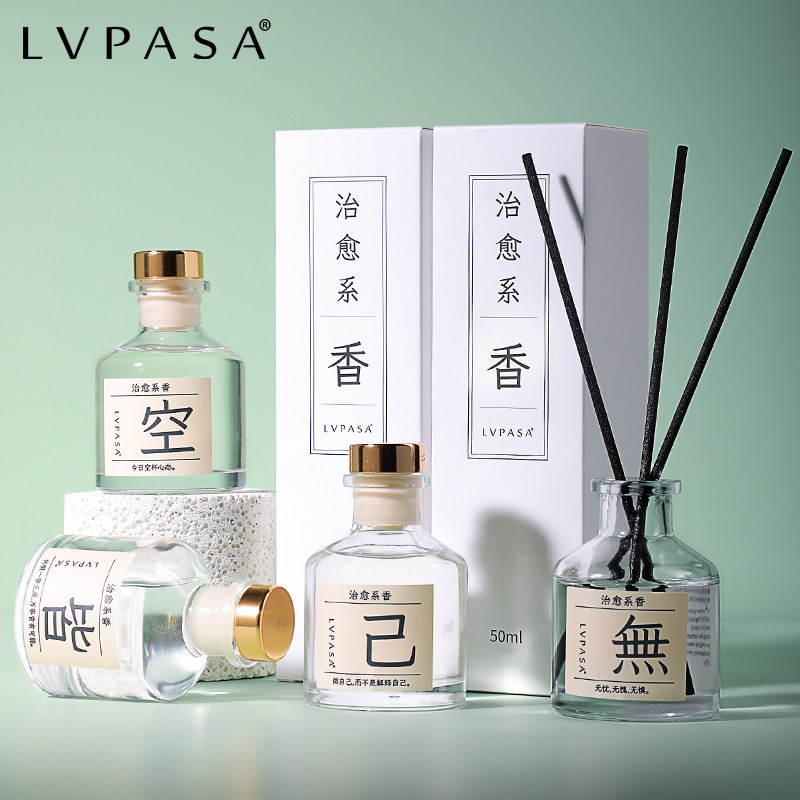 香薰精油卧室内摆件家用栀子花酒店房间香水香氛厕所卫生间除臭用