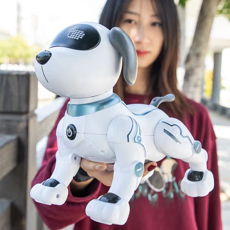 日本新款智能机器狗遥控走路机器人女孩电动特技编程小狗狗会叫儿
