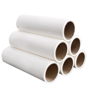 粘毛器替换纸芯10cm16cm19cm24cm多规格斜撕除尘滚筒沾毛卷纸粘纸