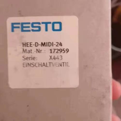 议价HEE-D-MIDI-24 172959 FESTO气动阀 工业自动化工控配件维修