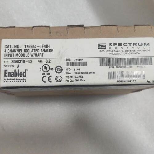 议价1769sc-IF4IH SPECTRUM频谱 4通道隔离模拟输入模块维修