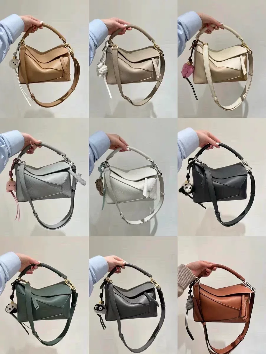 新款经典款puzzle几何包mini小号女包中号男包真皮单肩斜挎手提包