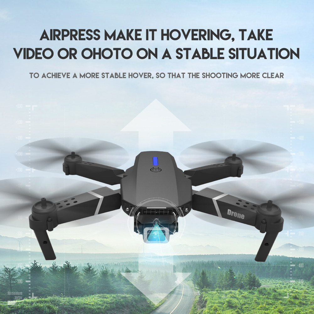 2022년 신형 쿼드콥터 E88 PRO WIFI FPV 드론[광각 H 포함]