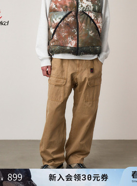 【季末折扣】GRAMICCI小野人户外运动男士棉麻梭织长裤G5FM-P036