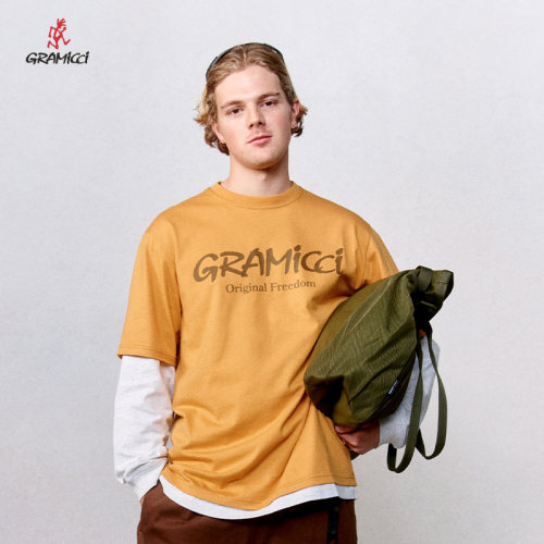 Gramicci小野人印花图案短袖T恤秋G5SU-T175