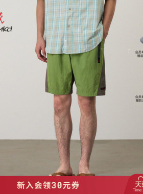 【26新款】GRAMICCI小野人防泼水防晒尼龙夏季短裤子男G6SM-P033