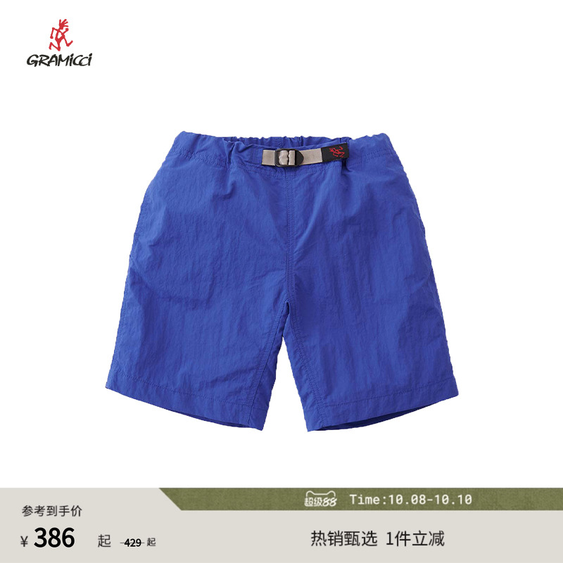 【25春】gramicci小野人新品尼龙短裤G4SK-P120-K-J儿童防晒短裤