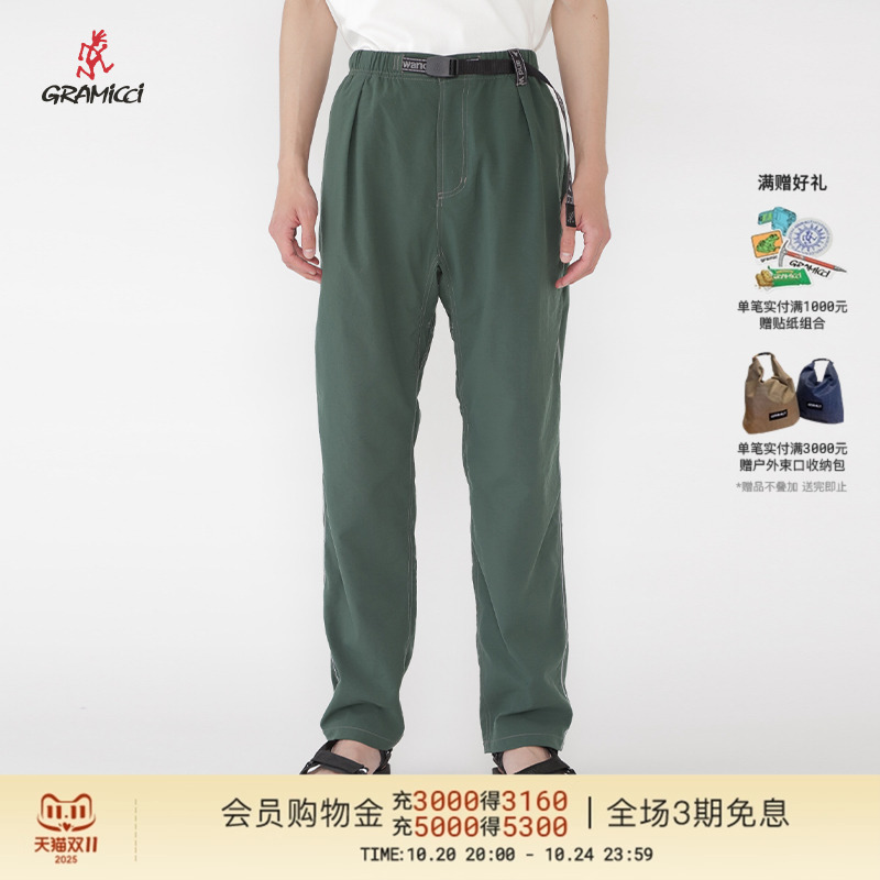 【and wander联名】GRAMICCI小野人25春新品尼龙攀岩长裤F3013-M