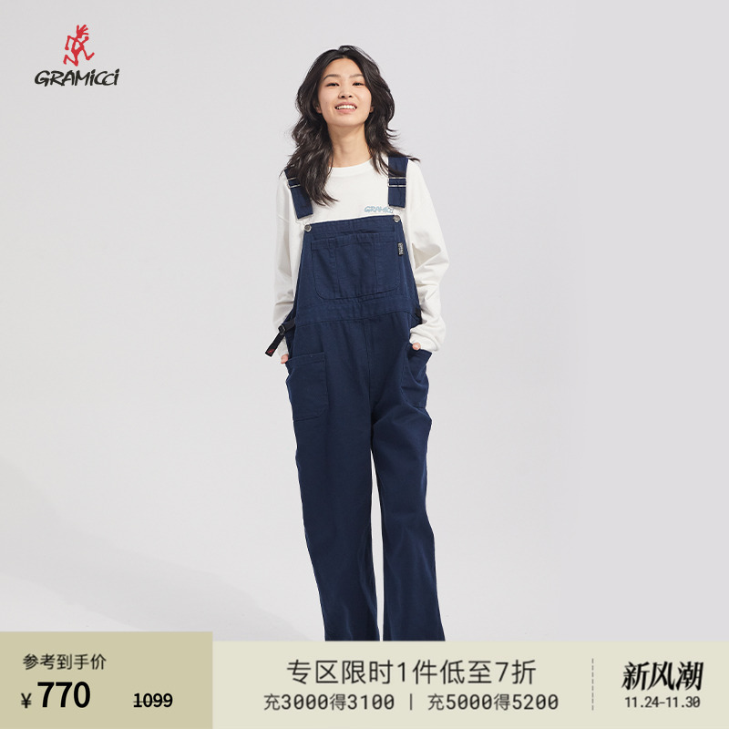 GRAMICCI小野人多口袋背带长裤