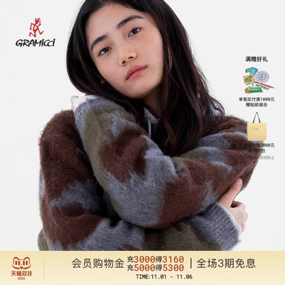 GRAMICCI小野人男女同款慵懒毛衣马海毛毛衣G5FU-J024