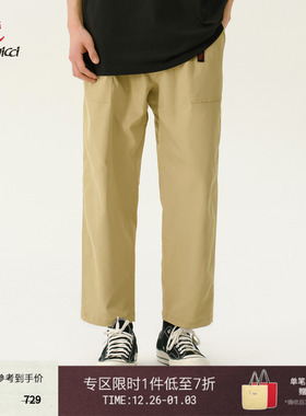 GRAMICCI小野人男女同款情侣休闲裤九分裤运动长裤23SC01