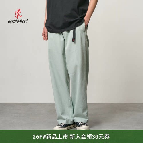 【26夏】GRAMICCI小野人男士季节限定休闲裤宽松直筒长裤G116-OGT