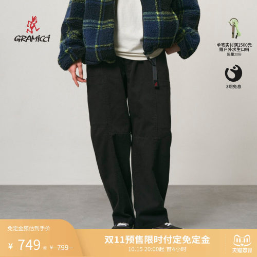 Gramicci小野人棉斜纹休闲裤女