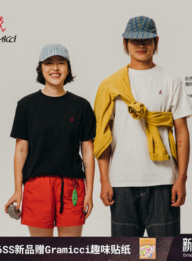 【26新款】GRAMICCI小野人男女同款春夏休闲棉短袖T恤1948-STS-N