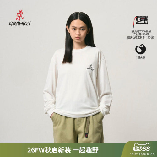 GRAMICCI小野人早秋针织长袖T恤