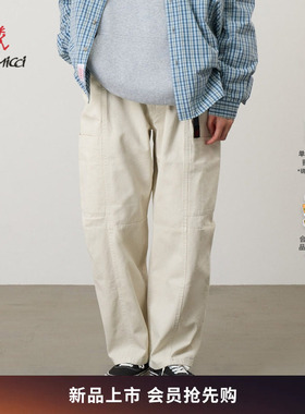 【26春】GRAMICCI小野人女款宽松微锥九分休闲长裤G2SW-P090