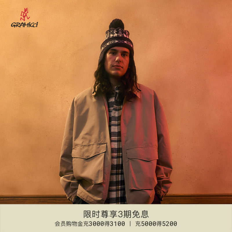 【ADSUM联名】GRAMICCI24冬户外运动夹克F3019通勤舒适男装外套