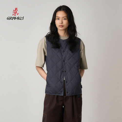 Gramicci小野人男女秋款保暖中棉上衣外套马甲G5FU-J032