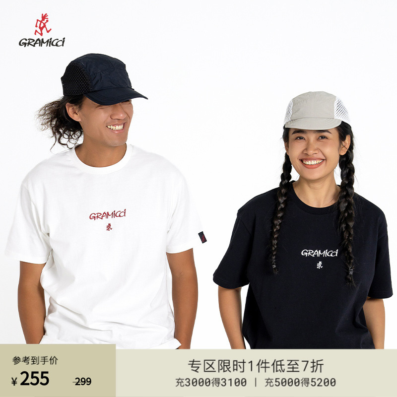 GRAMICCI刺绣简约短袖