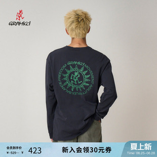 【26新款】GRAMICCI小野人男女同款图案印花休闲长袖T恤G5FU-T087