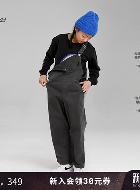 GRAMICCI小野人 山系童装儿童休闲背带长裤工装裤G2FK-P080-J