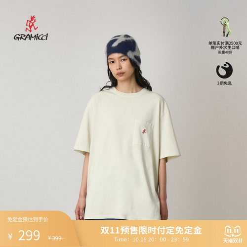 Gramicci小野人经典刺绣LOGO短袖T恤男女款户外上衣26秋G304-OGJ
