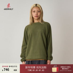 G5FU 保暖舒适抓绒套头衫 J055 男女情侣款 GRAMICCI小野人冬季