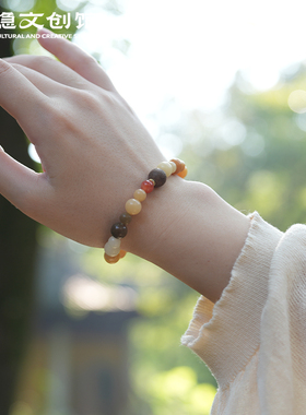 灵隐·风化菩提多宝手链男女款